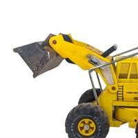 Vintage Yellow Tonka Turbo Diesel Front End Loader Toy, Classic Construction Vehicle, Collector Display, Kids Pretend Play