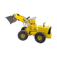 Vintage Yellow Tonka Turbo Diesel Front End Loader Toy, Classic Construction Vehicle, Collector Display, Kids Pretend Play