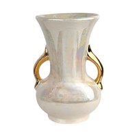 Vintage Ceramic Vases, Watering Can Vase, Duck Vase, Iridescent Vase, Gold Accents, Floral Vase, Home Decor