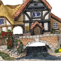 1993 David Winter Cottage "Birthday Cottage" | with COA and Original Box | Vintage Collectible