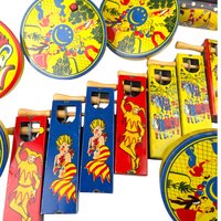 Vintage Metal Noisemakers, Party Favors, Children's Toys, Collectible Toys, Tin Noisemakers, Festive Decor, New Year's Eve, Birthday Party