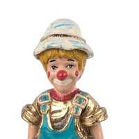 Vintage 2000 Ron Lee Rascal Clown Figurine, 4.5" Collectible Clown, Whimsical Decor, Gift for Clown Collectors