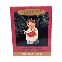 Vintage Hallmark The Bearingers Ornament Lot - 6 Piece Set with Boxes - Collectible Christmas Ornaments