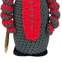 Vintage Hand Crocheted Hobo Clown Doll | Handmade Clown | Crochet Doll | Collectible Doll | Unique Gift