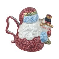 Vintage Avon St. Nicholas Teapot - Collectible Christmas Teapot, Holiday Decor, Gift for Teapot Collectors, Vintage Christmas Decor