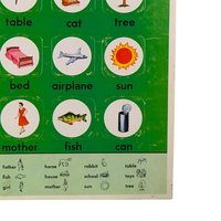 Vintage Whitman Help Yourself Picture Word Puzzles, 1961 No. 1 & 3, Educational Toys, Preschool Learning, Kids Room Decor
