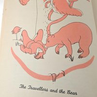 Vintage Aesop's Fables Hardcover, Illustrated by Christopher Sanders, Classic Literature, Collectible Book, Gift for Book Lover