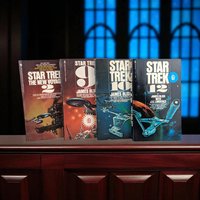 Vintage Star Trek Paperback Book Set, James Blish Star Trek 9 10 12, The New Voyages 2, Sci Fi Gift for Trekkie, Classic 70s TV Show Tie In