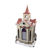 Vintage Mr. Christmas Lighted Silhouette Church: 1998 Village Decoration