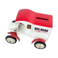 Vintage Diecast Banks - ERTL Big Bear & Fleet Farm Trucks - With Boxes