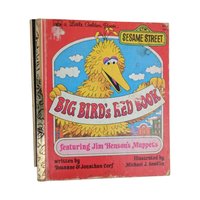 Vintage Sesame Street Little Golden Book Lot, Big Bird, Oscar, Cookie Monster, Four Seasons, Children's Books, Collectible Books
