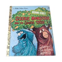 Vintage Sesame Street Little Golden Book Lot, Big Bird, Oscar, Cookie Monster, Four Seasons, Children's Books, Collectible Books