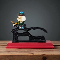 Vintage Cast Iron Nutcracker, Christmas Decor, Figural Nutcracker, Holiday Kitchen Tool, Unique Gift