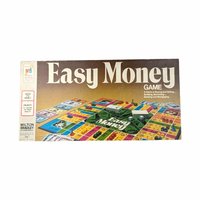 1974 Milton Bradley Easy Money Game, Vintage Board Game, Complete, Family Game Night, Collectible Board Game