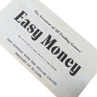 1974 Milton Bradley Easy Money Game, Vintage Board Game, Complete, Family Game Night, Collectible Board Game