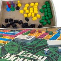 1974 Milton Bradley Easy Money Game, Vintage Board Game, Complete, Family Game Night, Collectible Board Game