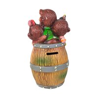 Vintage Barrel of Monkeys Ceramic Bank, Monkey Bank, Quirky Bank, Animal Bank, Collectible Bank, Retro Decor