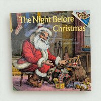 1975 Night Before Christmas Softcover, Illustrated by Douglas Gorsline, Vintage Holiday Book