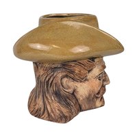 1979 Buffalo Bill Cody Ceramic Mug, Western History Collectible, American Frontier Portrait Mug