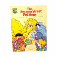 Vintage Sesame Street Book, 1980s Hardcover, Choose Your Title, Jim Henson, Kids Book, Nursery Decor