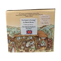 1993 David Winter Cottage "The Quack's Cottage" | with COA and Original Box | Vintage Collectible