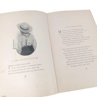 1899 James Whitcomb Riley Love Lyrics Book, Antique Poetry with Life Pictures, Literary Gift