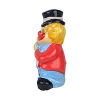 Vintage Ceramic Clown Piggy Bank, Circus Decor, Whimsical Coin Holder Gift