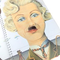 Vintage 1995 Famous Faces Norman Messenger Hardcover Book Princess Diana Caricature Art Gift for Royal Collectors, Unique Coffee Table Book