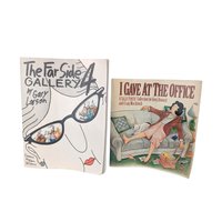 Vintage 1990s The Far Side Gallery 4 & Sally Forth Comic Book Set Gary Larson Greg Howard Funny Cartoon Humor Gift for Comic Collectors