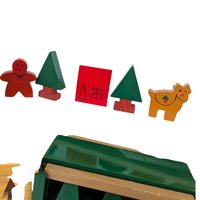 1994 Handpainted All Wood Christmas Train Set 22 Piece Holiday Decor