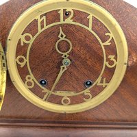 Vintage Seth Thomas Mantel Clock, Wood Case Console Clock, Non-Working Vintage Clock with Key, Home Decor