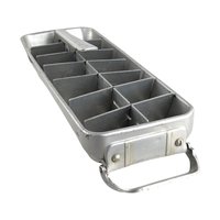 Vintage Quickcube Aluminum Ice Cube Tray | Mid-Century Barware | Cocktail Enthusiast Gift | Retro Kitchen Decor