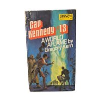 Vintage Sci-Fi Fantasy Paperback Lot of 9, 1960s-1990s Book Bundle, Keith Laumer and Cap Kennedy Adventures, Classic Pulp Sci-Fi Collection