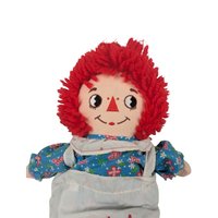 Vintage Applause Raggedy Ann Doll 12 Inch, Classic Cloth Rag Doll with Yarn Hair, Collectible Nursery Toy, Farmhouse Nursery Decor