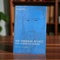 Sir Thomas Wyatt The Complete Poems Vintage 1981 Hardcover, English Poetry Book with Dust Jacket, Tudor Period Literature, Classic Library