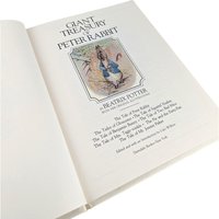 1980 Giant Treasury Peter Rabbit, Beatrix Potter Hardcover, Vintage Children's Book, Nursery Decor, Gift for Baby