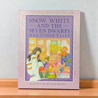 1988 Snow White Book, Jane Harvey Illustrations, Vintage Fairy Tales, Gift for Kids, Classic Storybook