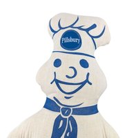 Vintage Pillsbury Doughboy Plush Toy, Collectible Advertising Mascot, Kitchen Decor, Nostalgic Gift