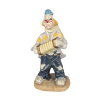 Set of 3 Vintage Ceramic Clown Figurines, Clown Collectibles, Whimsical Decor, Circus Clowns, Unique Gift