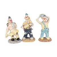 Set of 3 Vintage Ceramic Clown Figurines, Clown Collectibles, Whimsical Decor, Circus Clowns, Unique Gift