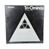 Vintage Tri-Ominos Game, The Triangle Game by Pressman, Complete with Instructions, Strategy Game, Family Game Night