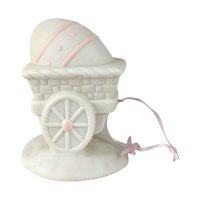 Dept 56 Snowbunnies Easter Wagon and Egg: Springtime Stories Collection Porcelain Figurine Set