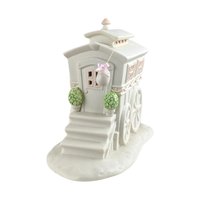 Dept 56 Snowbunnies "My Woodland Wagon": Vintage 1995 Lighted Easter Figurine