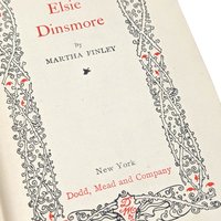 Antique Elsie Dinsmore Hardcover: Children's Literature Collectible