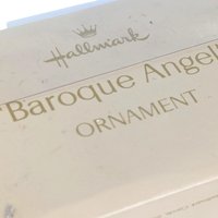 Vintage Hallmark Baroque Angel Ornament - Collectible Christmas Ornament, Angel Figurine, Holiday Decor, Gift for Collectors