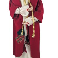 Vintage Dept 56 Scrooge Doll, 19.5" Dickens Caroler Figurine, Collectible Christmas Decor, Gift for Dickens Fan, Holiday Display