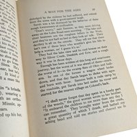 1919 A Man for the Ages | Antique Book by Irving Bacheller | Illustrated | Historical Fiction | Abraham Lincoln | Gift for Reader