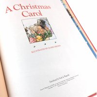 Vintage Christmas Book Pair, Merry Christmas with Love & A Christmas Carol, Hardcover Holiday Books, Illustrated Stories