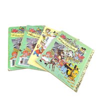 Set of 4 Vintage Little Golden Books, Donald Duck, Christmas Carol, Oscar's Book, Mickey Mouse, Children's Story Collection