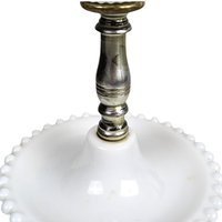 Vintage Milk Glass Hobnail Lamp, 11.5", White Glass Table Lamp, Retro Home Decor, Bedside Lamp, Vanity Lamp, Unique Gift